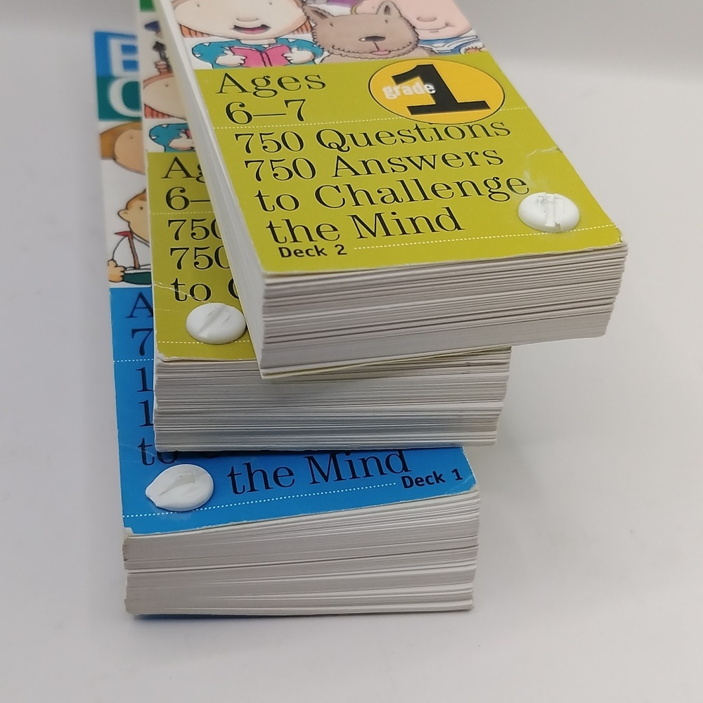 Brain Quest Q&A Grade 1 (Decks 1 & 2) and Grade 2 (Deck 1) Revised 3rd Ed 2005 - Picture 13 of 14